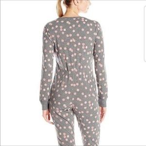 Jane and Bleeker Peppermint Candy Onesie Union Suit Pajamas. Size M